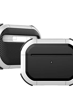 Футляр противоударный black ed. для наушников airpods pro 2 / pro white