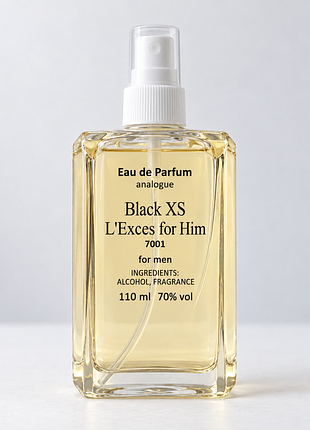 Парфумована вода paco rabanne black xs l`exces для чоловіків, 110 мл