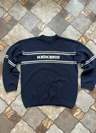 Світшот чоловічий kickers синій xl 2