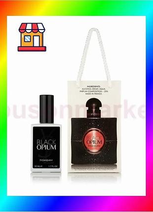 Bs женский парфюм yves best mix saint laurent black opium - travel perfume 50ml bas77/n