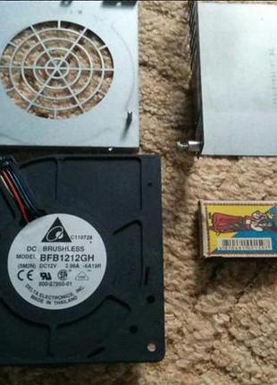Супер потужний вентилятор (улітка) 120х120х32 мм 12в, 4а "delta electronics"