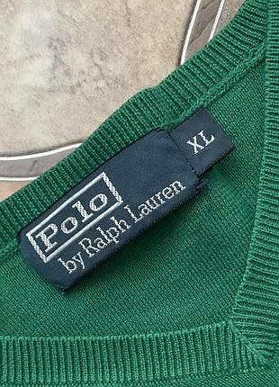 Светр чоловічий polo ralph lauren зелений xl