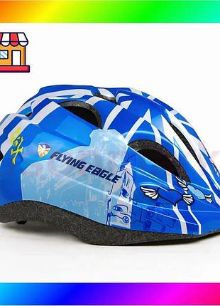 Bs детский шлем flying best mix eagle v5 blue 48-58 см bas77/n