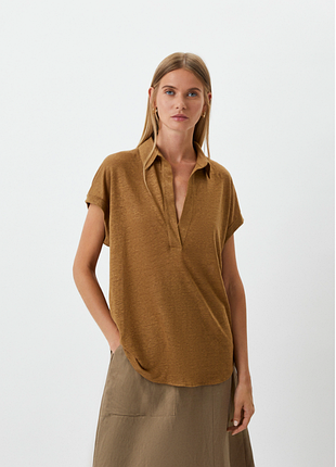 Жіноча футболка-поло massimo dutti, розмір м