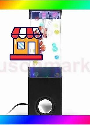 Bs динамик музыкальный satzuma best mix аквариум usb (21x28.5x7.7 см) bas77/n