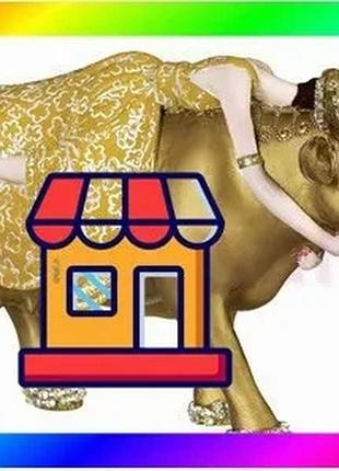 Bs статуэтка корова cow best mix parad tanrica коллекционная (size м) полирезин bas77/n