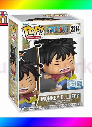 Bs игровая фигурка funko best mix pop! серии "большой куш" - луффи с флагом bas77/n