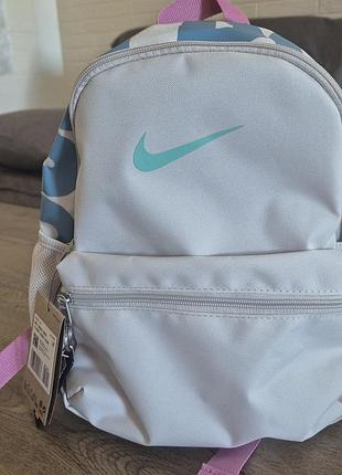 Рюкзак для дівчаток nike білий, рожевий, блакитний