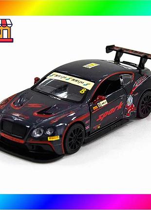 Bs автомодель - bentley best mix continental gt3 (чорний) bas77/n