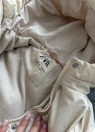 Куртка дитяча zara бежева 116 см 5