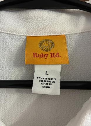 Біла сорочка ruby rd. р. l. нова. 4