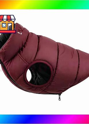 Bs курточка для собак best mix waudog re-clothes двостороння, з переробленого поліестру, l65, a 62-65, bas77/n