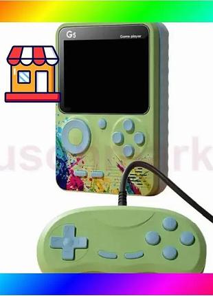 Bs игровая консоль приставка best mix с дополнительным джойстиком dendy sega g5 500 в 1 зелёная bas77/n