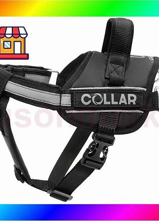 Bs шлея "dog extreme" best mix "police" №3 (в:60-75см) черный bas77/n