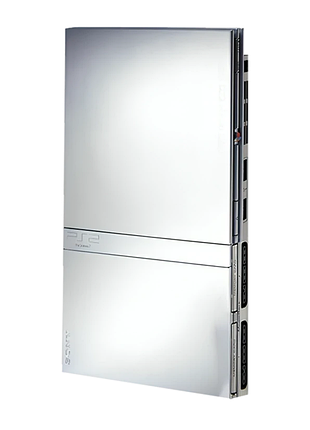 Игровая консоль sony playstation 2 slim silver scph-70008, б/у