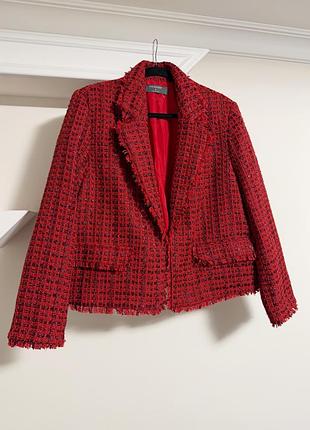 Червоний твідовий піджак 2