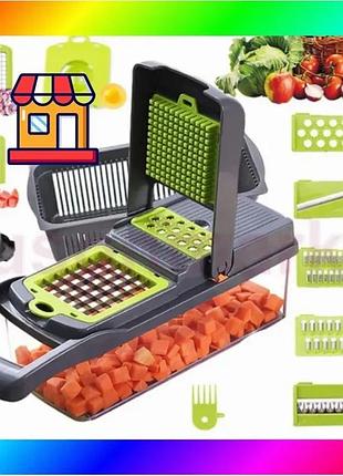 Bs овочерізка подрібнювач 14 best mix в 1 ситечко для яєць veggie slicer мультислайсер bas77/n