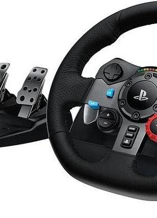 Комплект ігрове кермо + педалі logitech g29 driving force (товар вживаний)