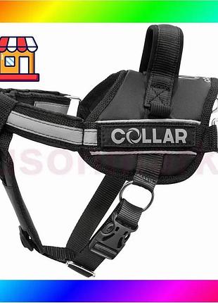 Bs шлея "dog extreme" best mix "police" №2 (в:44-60см) черный bas77/n