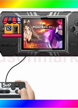 Bs игровая консоль приставка best mix с дополнительным джойстиком dendy sega s8 520 в 1 чёрный bas77/n