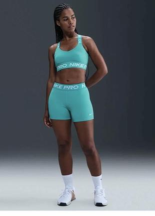 Шорти жіночі nike pro бірюзові