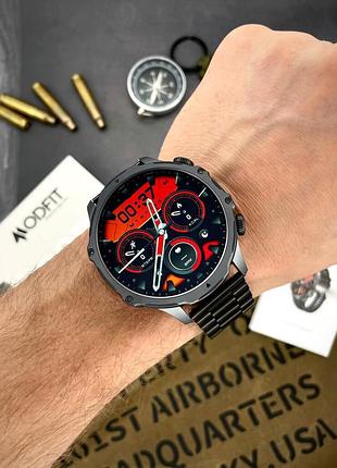 Умные часы modfit tactic blaze black steel мужской спортивный