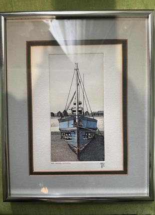 Картина авторський принт «beached, southwold»