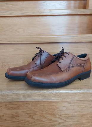 Туфлі чоловічі marks & spencer коричневі шкіряні