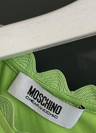 Сукня жіноча moschino cheap and chic лаймова, розмір m-l