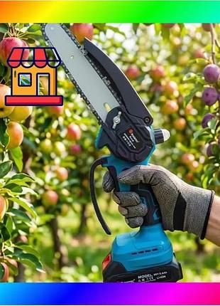 Bs акумуляторна ланцюгова мініпила best mix 6 inch electric saw domotec 8169 у кейсі / 2 акумулятори bas77/n