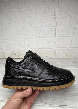 Кожаные мужские кроссовки nike air force 1 low luxe