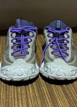 Кросівки / nike acg сіро_фіолетові