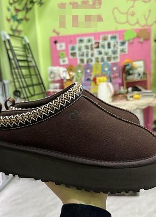 Уггі жіночі ugg tazz коричневі