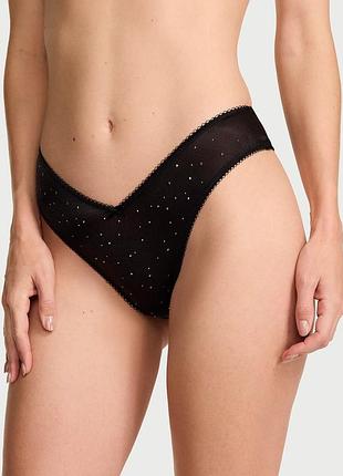 Трусики бразилиана victoria’s secret со стразами
