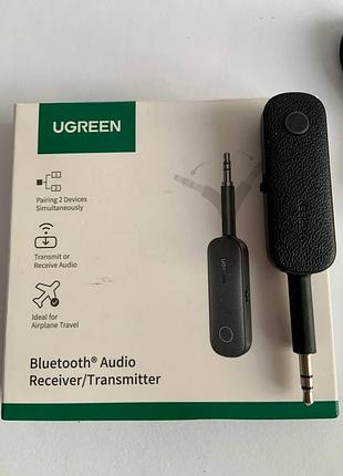 Bluetooth-адаптер аудіо 2в1 ugreen cm403 bluetooth 5.0/3.5 мм чорний