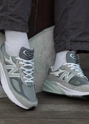 Кросівки чоловічі new balance 990 v6 white grey