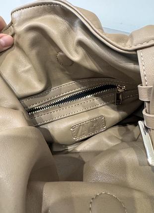 Сумка для жінок zara бежева 3