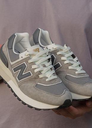 Кросівки чоловічі new balance 574 legacy grey white
