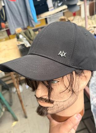 Кепка armani exchange m/l, стильна бейсболка з логотипом a|x, регульована посадка, універсальна модель для повсякденного образу