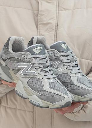 Кросівки чоловічі new balance 9060 grey suede