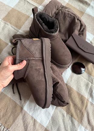 Уггі ugg classic ultra mini chocolate 6