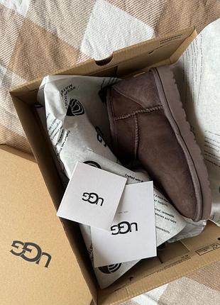 Уггі ugg classic ultra mini chocolate 2