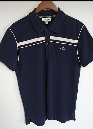 Стильная футболка поло lacoste | размер l | состояние новой, идеал!
