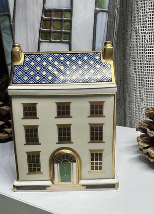 Коллекционный фарфоровый домик royal crown derby — georgian town house (2001)