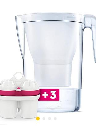 Фільтр-глечик для води bwt vida 2.6л з 3 картриджами