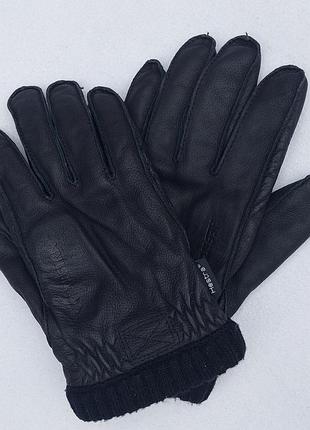 Рукавиці чоловічі hestra deerskin primaloft rib чорні розмір 10 / xl
