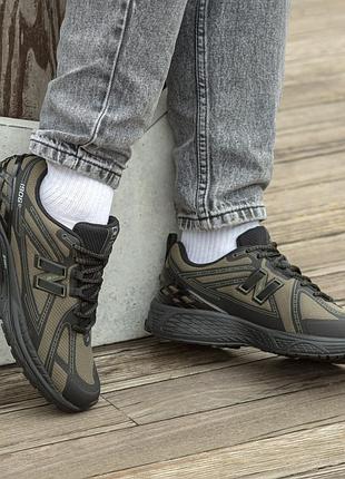 Кроссовки мужские new balance 1906r termo black haki