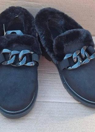 Тапочки женские (37-41) с мехом гипанис. бурки женские короткие с мехом 37-41 размер