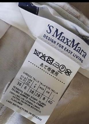 Розкішні лляні брюки s max mara 3