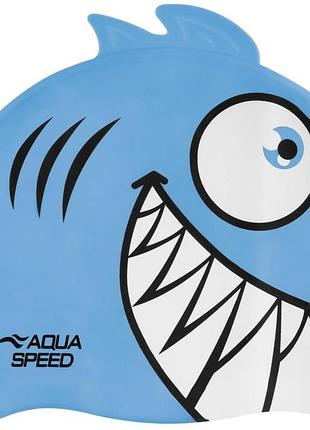 Шапка для плавання aqua speed zoo pirana лучшая цена с быстрой доставкой по украине
